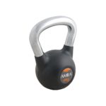 Kettlebell με Επένδυση Λάστιχου & Λαβή Χρωμίου 4kg Amila