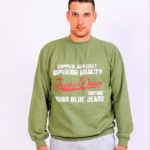 Ανδρική Μπλούζα φούτερ λαιμόκοψη με στάμπα #182