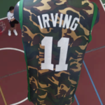 Μπλούζα αθλητική μπάσκετ ενηλίκων  Celtics Irving(Camouflage)