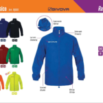 Windbreaker with hood Unisex Givova Rain Basico