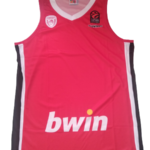 Μπλούζα αθλητική μπάσκετ ενηλίκων Olympiacos BC (2021/22) Replica
