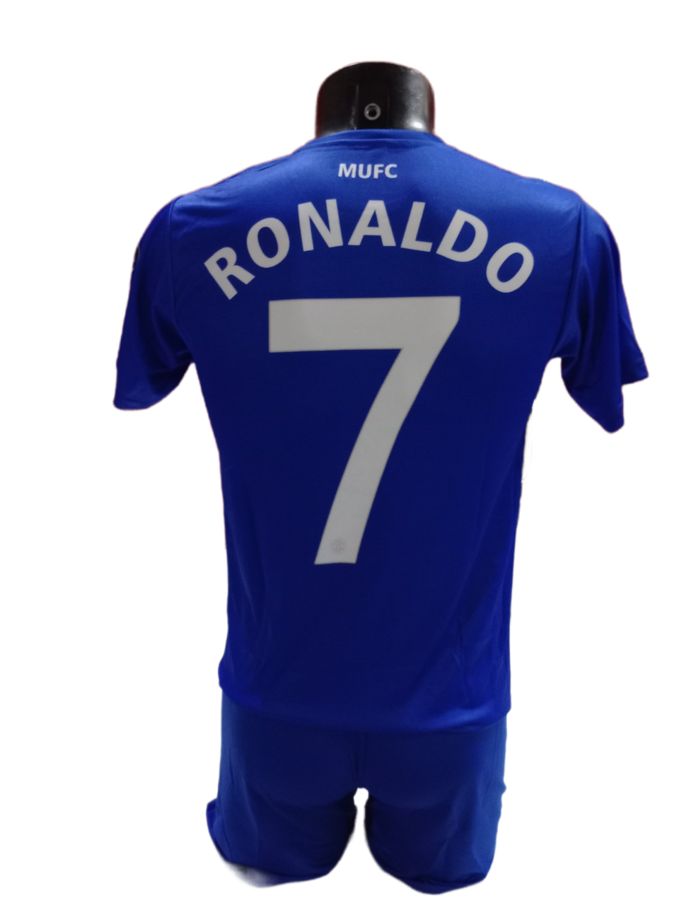 Σετ Ποδοσφαίρου Παιδικό Manchester United Vintage Cristiano Μπλέ 3η εμφάνιση 2008-2009 Replica - Image 3