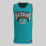 Μπλούζα αθλητική μπάσκετ ενηλίκων Ja Morant Vancouver Grizzlies Replica