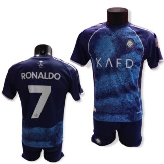 Σετ Ποδοσφαίρου Παιδικό Al Nassr Cristiano Ronaldo εκτός έδρας 2025-2026 Replica