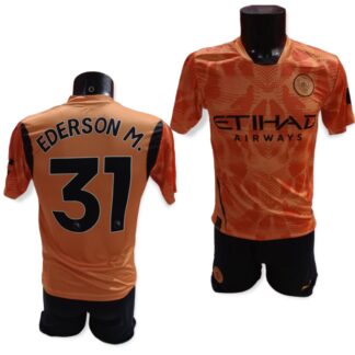 Σετ ποδοσφαίρου Παιδικό Ederson M. #31 Manchester City GK 2025-2026 Replica
